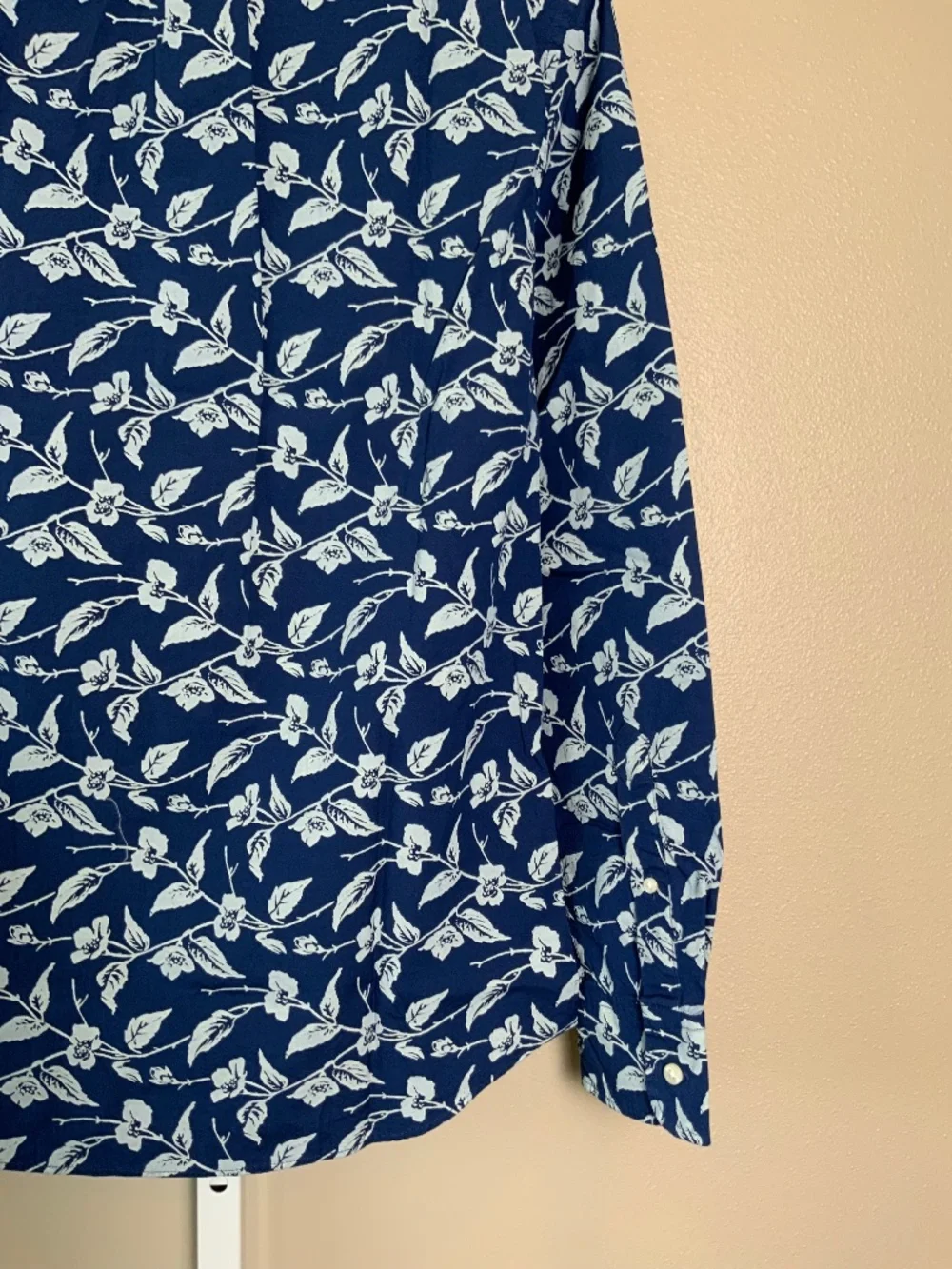J. Crew Slim Stretch Secret Wash Button Down Shirt Bell Flowers Print